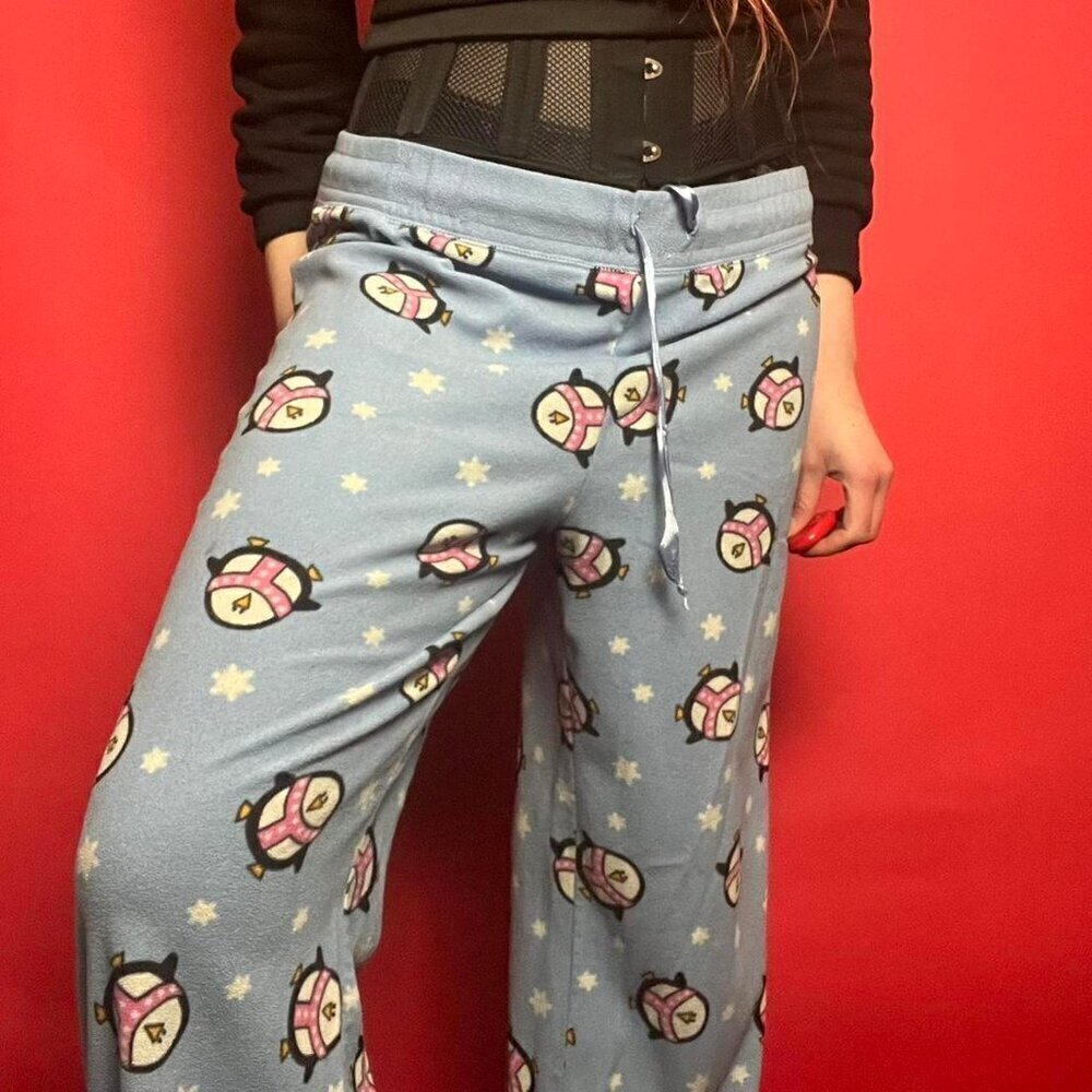 Pastel blue penguin PJ pants 🩵🤍​​​​​​​